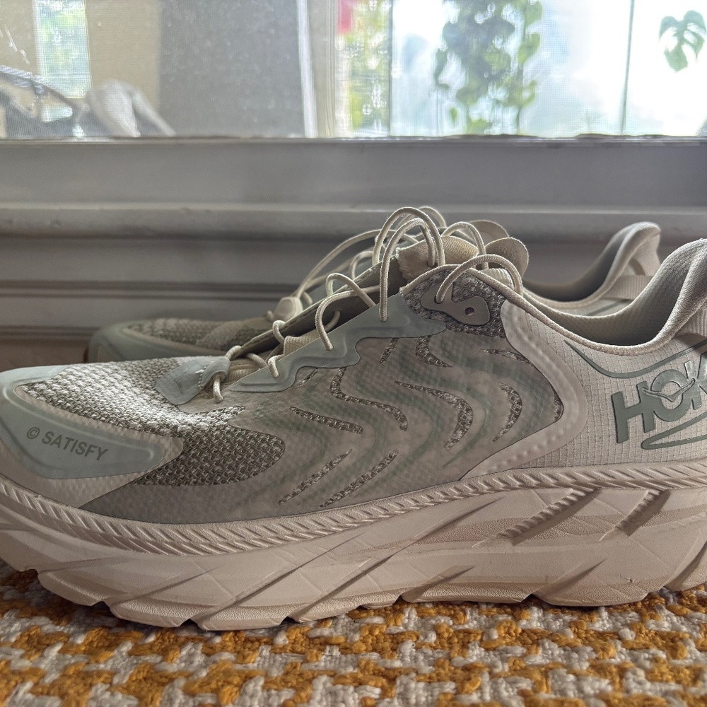 Hoka x Satisfy - Clifton LS Celadon Tint - Size 10.5